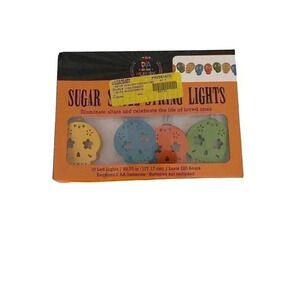 Sugar Skull Dia de Los Muertos String Lights 10 LED lights Brand New